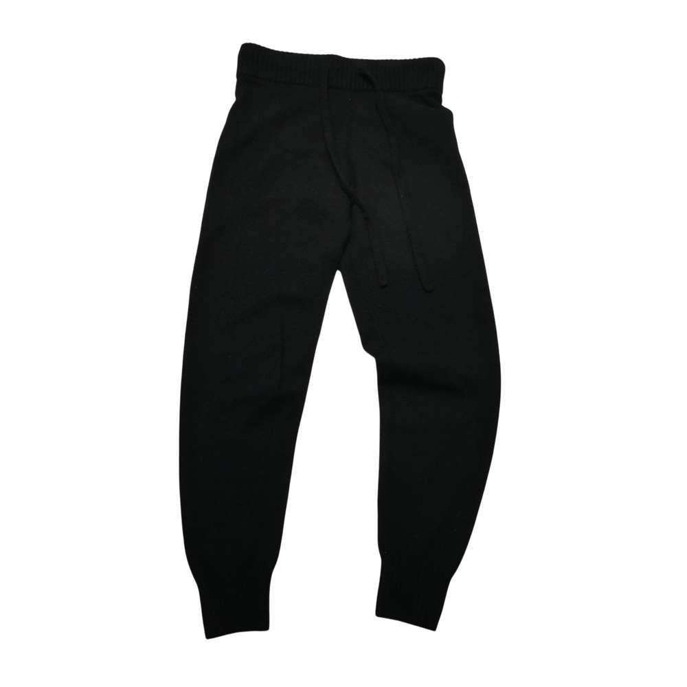 Summersalt Pants Womens XS Black Wool Cashmere Knit Joggers Drawstring Cuffed